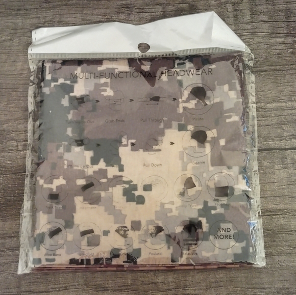 5 Pieces Neck Gaiter Multifunctional Headband - Picture 5 of 9